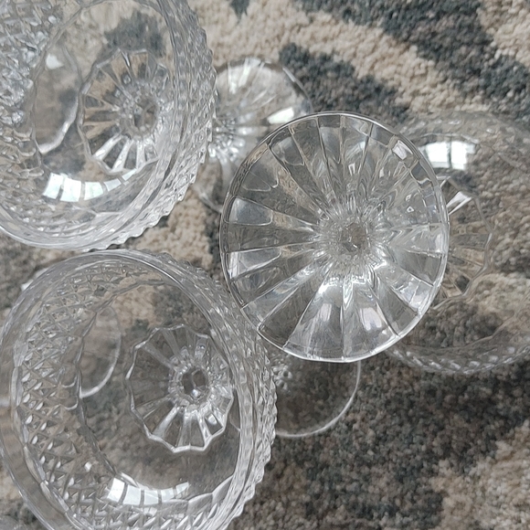 Vintage Crystal Glassware Goblets Stemware Glasses - Picture 13 of 17